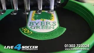 Live4soccer - Embroidered Byers Badge