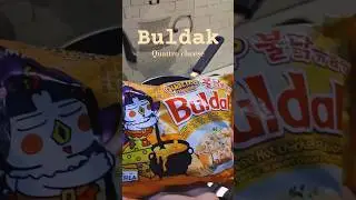 Trying the viral Buldak Quattro cheese ramen |#buldak #asmr #asmrfood #foodie #viral #youtubeshorts