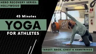 Восстановительная йога Hero WOD для ГОЛЛИВУДА | 45-минутная программа для мышц задней поверхности...