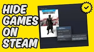 [Easy Guide] Hide Games on Steam