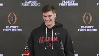 Quarterback, Ty Simpson Press Conference Monday Ahead of Alabama vs Oklahoma CFP Game