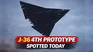 Сегодня состоялся четвёртый полёт китайского прототипа J-36 | Четвёртый J-36 уже здесь