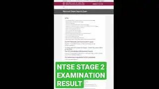 NTSE STAGE 2 EXAMINATION RESULT 2021 DECLARED 🙏🙏🙏🙏🙏😀😀😀😀😀😀😀
