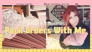 ♡How I Package Orders/ Small Art Business Edition/Monthly Print Club♡