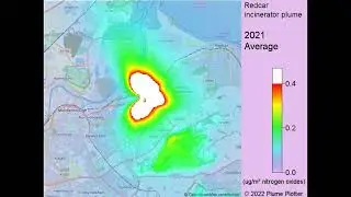 Redcar incinerator plume -- 2021 -- 15km x 15km
