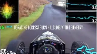 UGRacing Forrestburn Hillclimb Demonstration Lap with Telemetry