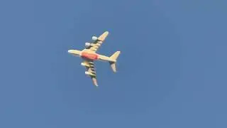 @AaronRheins.@Aviation800@SakrAviation2024@jacksaviation124 footage of the Emirates A380 diversion