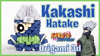 Cómo Hacer a KAKASHI ⚡ de ORIGAMI 3d, en Español (FÁCIL) Tutorial Paso a Paso