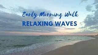 Relaxing beach walk | Semaphore Beach, Australia | April 2022 | Early Morning Walk