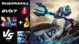 MID Fizz vs Talon [QUADRAKILL] - NA Challenger Patch 14.15
