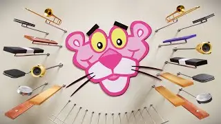 Marble Plays Pink Panther Theme on Different Instruments!