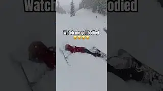 Lip takes me out on a pow day. #snowboarding #snowboard #nature #funnyfails #falls #insta360
