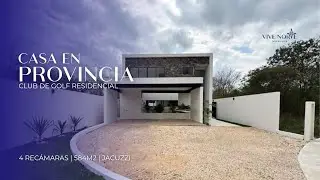 CASA DE 4 HABITACIONES EN EL MEJOR CLUB DE GOLF DE M&Eacute;XICO ⛳