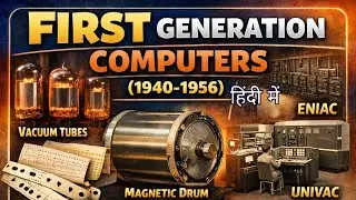 First Generation of Computers (1940&ndash;1956) | Vacuum Tubes, ENIAC & UNIVAC Explained