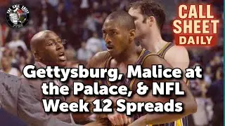 The Hot Route: Gettysburg, Malice at the Palace, and what Week 12 point spreads reveal