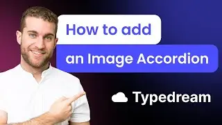 How to add an Image Accordion to Typedream