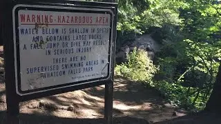 Cooling off safely at Whatcom Falls Park
