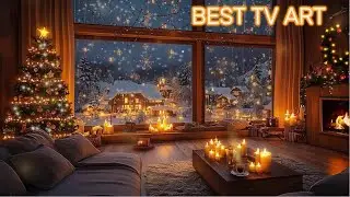 Kış TV Arka Planı , Huzur, Dinlenme, M&uuml;zikli Saatler S&uuml;ren Arka Plan