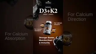 Clinically Backed Vitamin D3 + K2 Combo