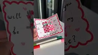 diy Valentines card idea🫣💕 #giftidea #diy #craft #cutecreations #pinterest #valentinesday #card