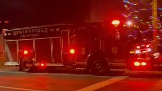 Springfield Fire Department Engine 2 responding to Plainfield for coverage | 12/24/25