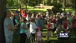 KXMC: Senator Heitkamp joined the North Dakota AFLCIO Health Care Rally