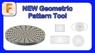 Testing the NEW Geometric Pattern in Fusion 360s Product Design Extension #Fusion360