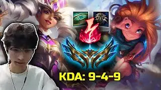 When BeiFeng Qiyana meet Rank 1 Zoe - Engsub