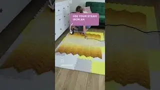How to block cotton/acrylic crochet blanket.