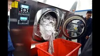 Heavy duty 130kg  tilting laundry washer extractor Workclothes industrial commercial washing&nbsp;machine