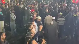 Huge Crowd Chanting Slogan In favor Of Imran Khan and Haqeeqi Azadi At Minar Pakistan