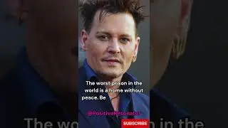 Finding Deeper Meaning: The Johnny Depp Motivation 😎💪🔥 #shorts #johnnydepp #motivation #life