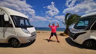Crossing Greece by motorhome and kids-Hymer-B514