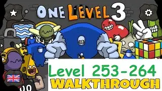 One Level 3: Stickman Jailbreak Level 253 - 264 Walkthrough (RTU Studio)