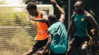 Reggae Boyz Training ahead of Guatemala Match | Gold Cup