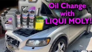 How to do an oil change on a Volvo C30 T5 R-Design with Liqui Moly! | Stiglette Fleet!
