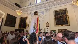 San Rocco ingresso  in Chiesa Madre 2025 
