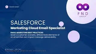 Email Marketing Best Practices Part 2 - Marketing Cloud Specialist Certification