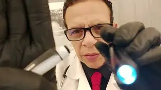 🥼🩺 ASMR Hospital ER Doctor Exam | Cranial Nerve Exam | Full Body Exam