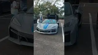 Chevrolet Corvette C8 E-Ray at Cars and Coffee