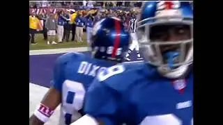 Ron Dixon of the Giants continues an amazing 3 play sequence