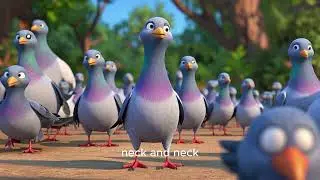 Sky Kingdom Race: Pip the Pigeon's Epic High Flight!