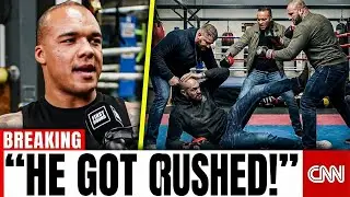 BACKSTAGE CHAOS! Fabio Wardley&rsquo;s Team Clashes With Tyson Fury&rsquo;s Camp