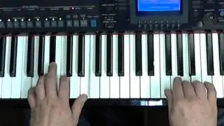 Als de klok van Arnemuiden (Havenzangers), Cover gespeeld op keyboard