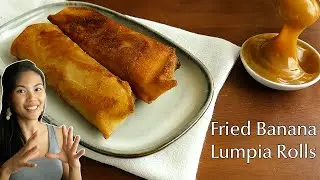 Best Turon Recipe Filipino Banana Jackfruit Dessert With Dulce De Leche Drizzle!