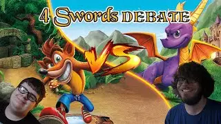 The 4 Swords Debate #1: Crash Bandicoot VS Spyro the Dragon - The Better PS1 Mascot?