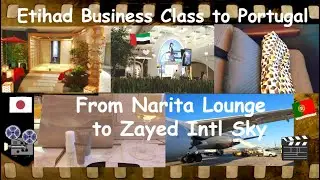Timico's Travel Vlog Vol 01~Etihad Business Class Experience: From Tokyo to Lisbon ・Airport ・Lounge