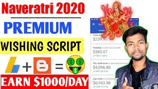 Navratri (PRO) Wishing Script 2020 | Earn Money Online From WhatsApp Viral Website 2020 LC Technical