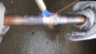 Brazing copper pipe 22mm   for mapp torch