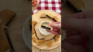 Would you try these pancakes?🤩 #pancake #pancakeday #oreo #minipancakes #shorts